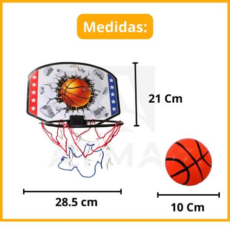 Bola de Basquete Borracha Colorida Para Pet 12 Pçs