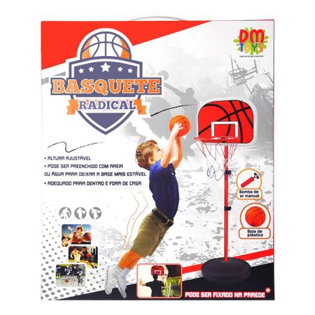 Tabela Infantil para Jogo de Basquete Portátil com Acessórios - Kit Basquete  Jogos e Desafios Bambalalão Brinquedos Educativos