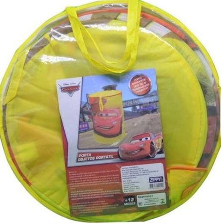 Imagem de Cesto porta objetos portátil infantil carros brinquedos zippy baú cars - ZIPPY TOYS