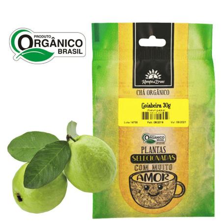 Imagem de Chá de Goiabeira PURA 100% Folhas 30g Orgânica e Certificada - Kampo de Ervas