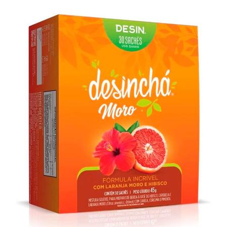 Ch Desinch Moro Laranja Moro e Hibisco 30 Sach s Ch para