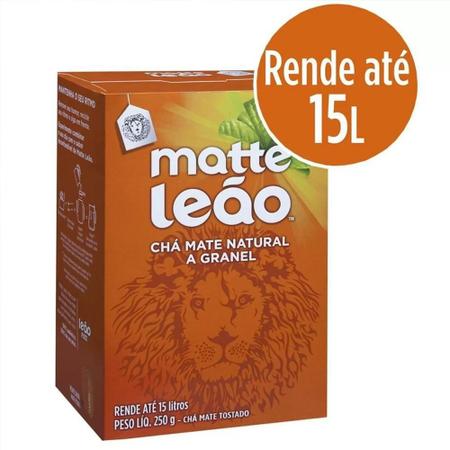 Chá Mate A Granel Natural Matte Leão Caixa 100G