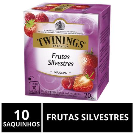 Imagem de Chá Twinings, Caixa Com 10 Saquinhos, Chá Frutas Silvestres