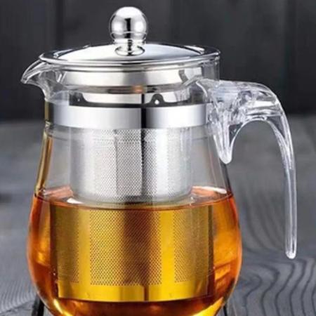 Imagem de Chaleira Bule Vidro Com Infusor 600 ml