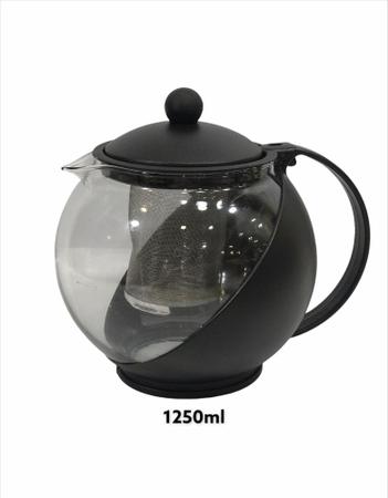 Imagem de Chaleira de Vidro com infusor e plástico 1250ml-Wellmix-86668