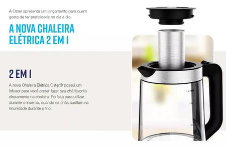 Imagem de Chaleira Elétrica Oster Tea Com Infusor De Chá 1,8l