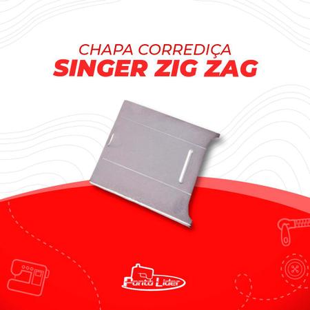 Imagem de Chapa Corrediça Maquina De Costura Singer 2868