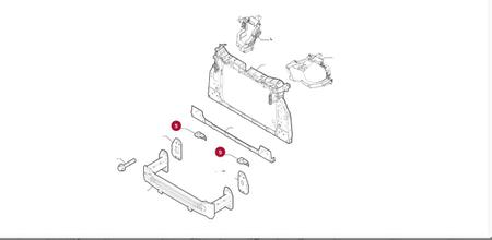 Imagem de Chapa De Fixação Original Fiat Toro 2016 A 2020