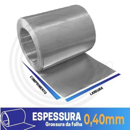 Imagem de Chapa Folha De Alumínio para Calha/rufo/telhado 60cm