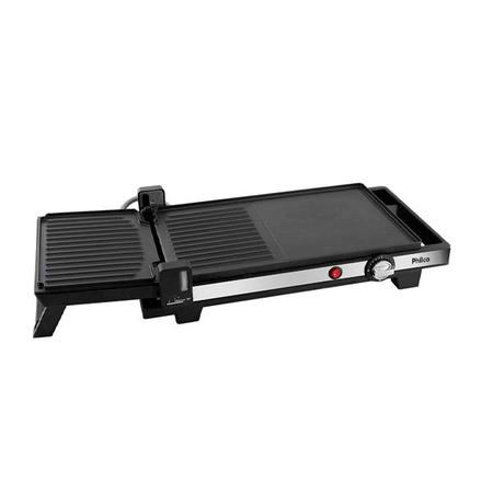 Imagem de Chapa Grill Press Philco 3 em 1 PGR12P Antiaderente Abertura 180 Preto 1500W