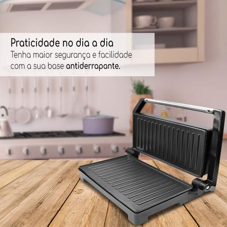 Sanduicheira Eletrica Waffle Chapa Antiaderente Potente Top - A5 -  Sanduicheira / Sanduicheira Grill - Magazine Luiza
