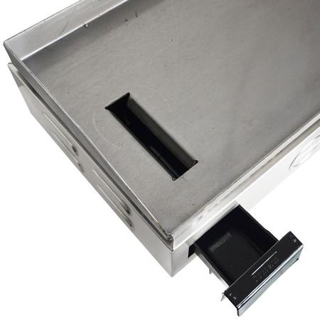 Imagem de Chapa Lanches Elétrica Grill 70X30 2000W Cozinha Cotherm Profissional Industrial Inox