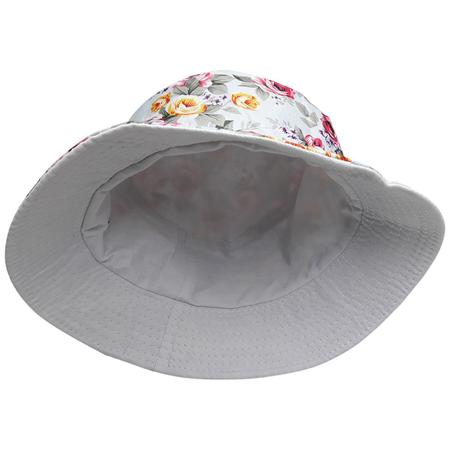 Imagem de Chapéu Bucket Hat Floral Dupla Face Boné Balde 2 Em 1 Moda Street Style