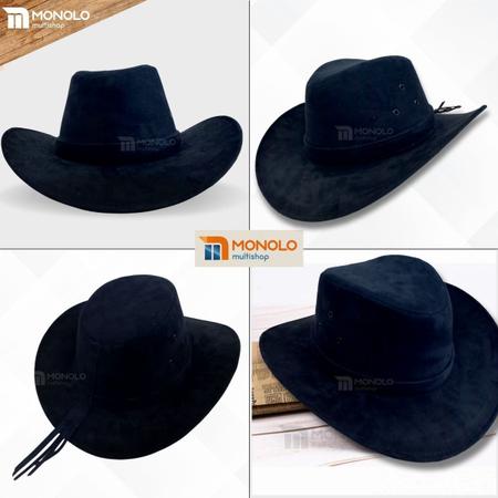 Imagem de Chapeu Country Cowboy Feminino Peão Rodeio Boiadeira Vaqueiro Americano Camurça Top