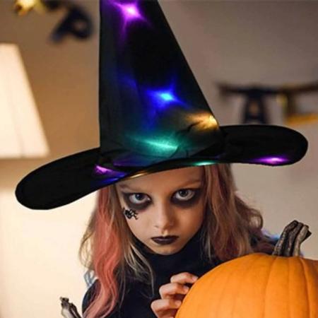Lindo lindo retrato de bruxa de halloween