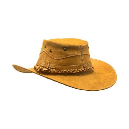 Imagem de Chapéu de Couro Cowboy Country Masculino e Feminino Confortável