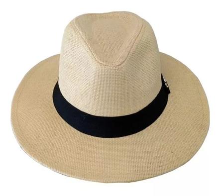 Imagem de Chapéu Masculina  Panamá Aba Larga Casual Praia Unissex 56cm