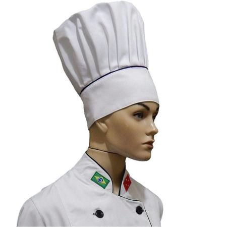 Chapéu Mestre Cuca Chef de Cozinha Tradicional - Branco - Wp Confecções -  Chapéu - Magazine Luiza