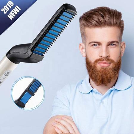 Imagem de Chapinha Alisadora Modeladora BARBA E Cabelo Masculino Homens