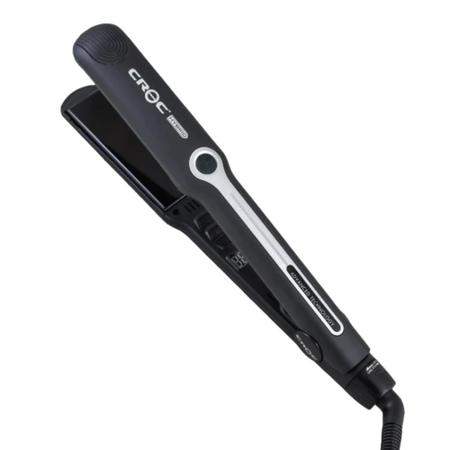 Chapinha Croc 2 Rbblo LED 1 Flat Iron Black Titanium Bivolt Chapinha Prancha Magazine Luiza