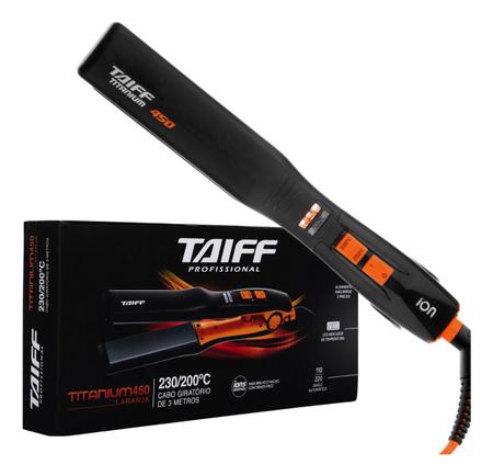 Imagem de Chapinha Para Cabelo Uso Profissional Titanium 450 Bivolt Taiff