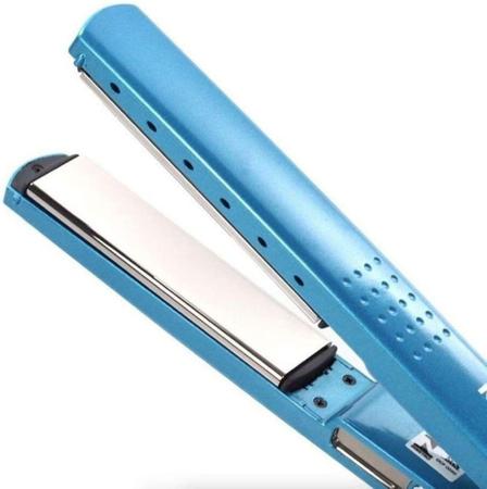 Imagem de Chapinha/ Prancha Profissional Babyliss Pro Nano Titanium - Tradicional Azul 1 ¹/4 450ºF (230ºC) Original By Roger