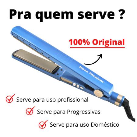 Imagem de Chapinha Profissional para Progressiva 450G + Relogio Feminino