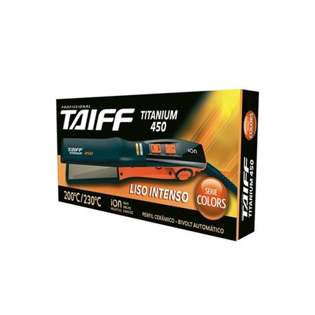 Imagem de Chapinha Taiff Titanium Colors + Secador Fox 3 Rose 220V