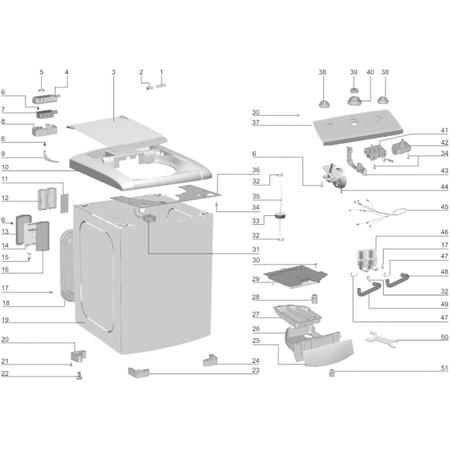 Imagem de Chave Csi Para Lavadora De Roupas Top Load Ew110 Electrolux - 64484591