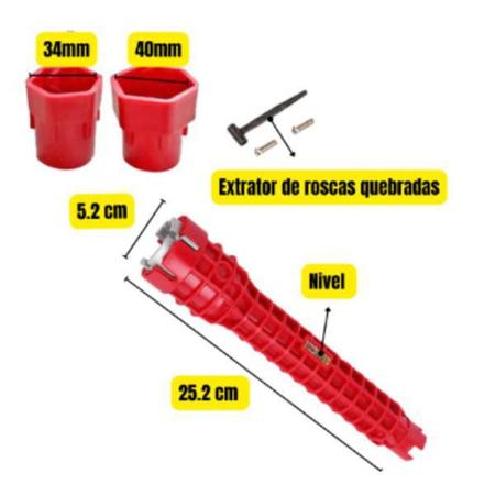 Homyl Chave inglesa ajustável profissional para tubo de água, leve,  abertura grande, alça confortável, chave de mão aberta para manutenção de  cozinha