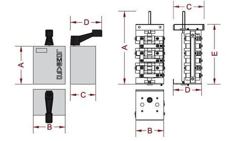 Chave Elétrica Comutadora Trifásica 220V - Lombard Imagem de Chave Elétrica Comutadora Trifásica 220V - Lombard