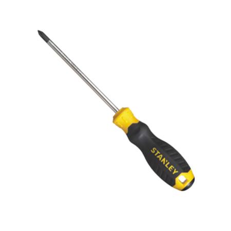 Chave Emborrachada Fenda Cruzada 1 X 8" (203Mm) Imantada - STANLEY Imagem de Chave Emborrachada Fenda Cruzada 1 X 8" (203Mm) Imantada