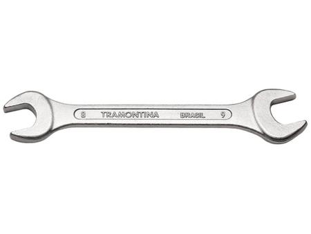 Chave fixa 8x9 mm corpo forjado em aco especial acabamento cromado bocas calibradas tramontina Imagem de Chave fixa 8x9 mm corpo forjado em aco especial acabamento cromado bocas calibradas tramontina