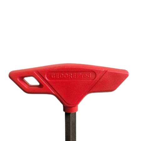 Imagem de Chave Hexagonal com Cabo T R38580635 6mm Cod. 3369953 - Gedore Red