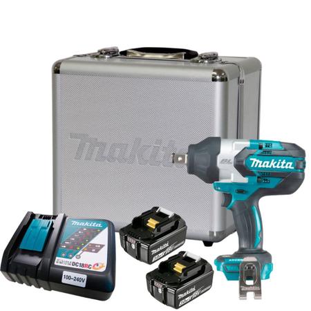 Imagem de Chave Impacto Bateria 18v 3/4 1050nm Dtw1001 Baterias Carregador e  Maleta