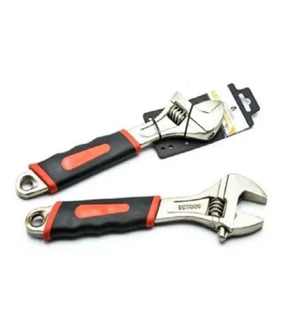 Chave Inglesa 10 Emborrachada 25 cm Abertura 30mm em Aço - Like Tools - Chave  Inglesa - Magazine Luiza