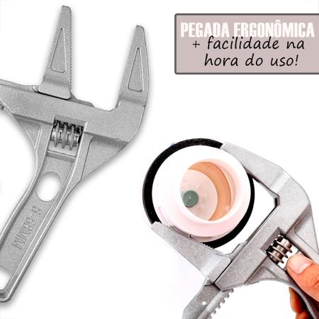 Chave Inglesa Grande De Abertura Ajustável, Larga, 16-68mm, Liga De  Alumínio, Chave De Banheiro, Encanador, Ferramenta De Mão - Chave Ingl. -  AliExpress