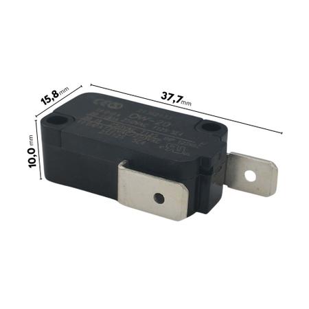 Imagem de Chave Micro Switch Interruptor Bivolt NO Compatível com Lavajato WAP Eco Fit 2200 FW005794