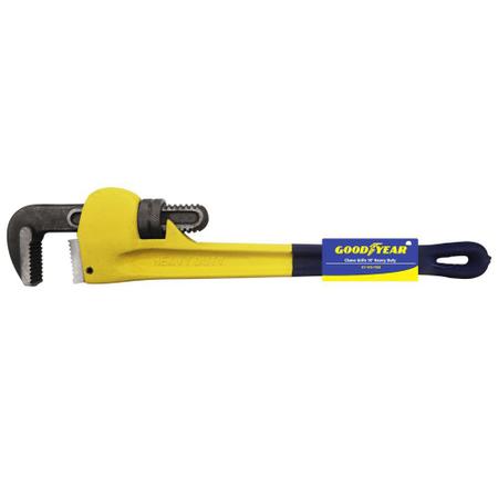 Chave para tubos 10" cabo emborrachado - Goodyear Imagem de Chave para tubos 10" cabo emborrachado - Goodyear