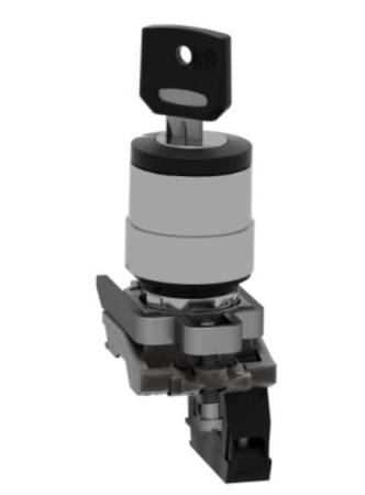 Chave Seletora 22Mm Metálica, 2 Posições, Com Chave Xb4Bg21 - Schneider Imagem de Chave Seletora 22Mm Metálica, 2 Posições, Com Chave Xb4Bg21