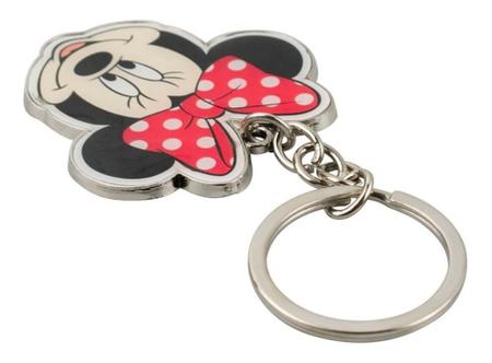 Imagem de Chaveiro Chaveirinho Infantil De Metal Minnie Mouse Disney
