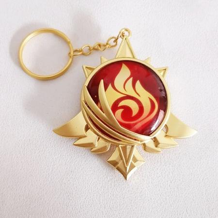 Chaveiro Genshin Impact Pyro Produtos de Anime Cosplay - Artesanal -  Chaveiro - Magazine Luiza