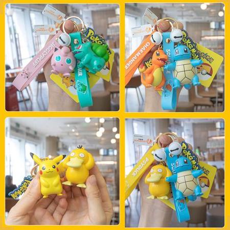 Chaveiros Pokémon - Eevelutions - Eevee & Evoluções - Pokémon Keychain