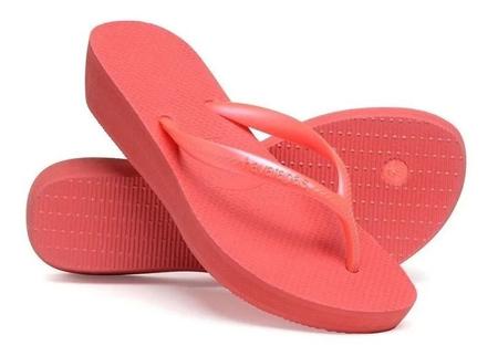 Chinelo Anabela Havaianas High Light Wedges Chinelo Feminino