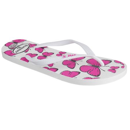 Imagem de Chinelo Borboleta Feminino Bit Summer Branco - 222-21