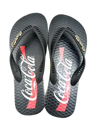 Chinelo Coca-Cola Shoes Spencer Masculino Adulto - Ref CC3691 - Tam 38/46 Imagem de Chinelo Coca-Cola Shoes Spencer Masculino Adulto - Ref CC3691 - Tam 38/46