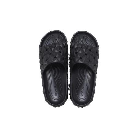 Chinelo crocs classic geometric slide black Imagem de Chinelo crocs classic geometric slide black