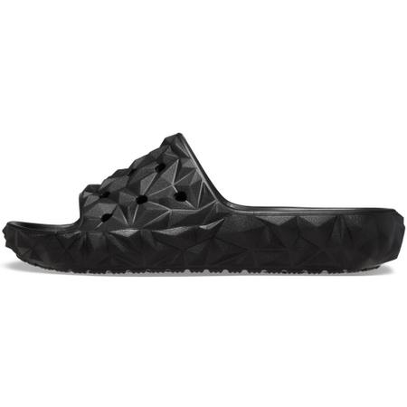 Chinelo crocs classic geometric slide black Imagem de Chinelo crocs classic geometric slide black