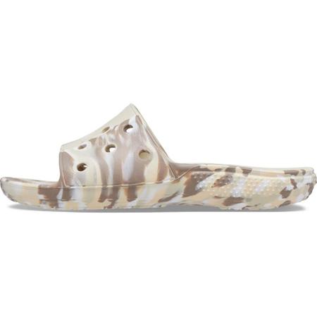 Imagem de Chinelo crocs classic marbled slide bone/multi