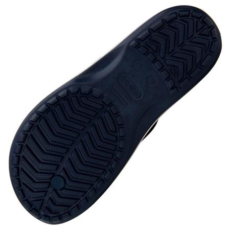 Chinelo Crocs Crocband Flip - Preto+Branco